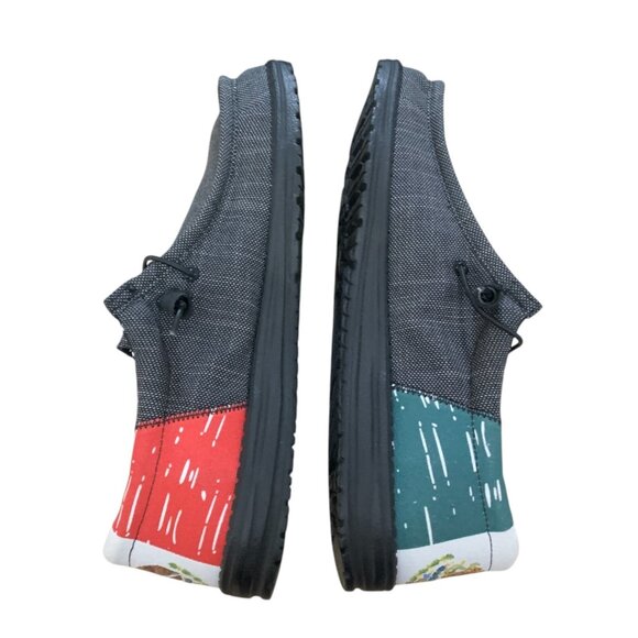 Hey Dude Wally Funk Hecho Mens 11 Shoes Mexico Flag Slip On Comfort Sneakers NEW - Picture 14 of 14